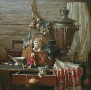 Chat et Samovars 165429