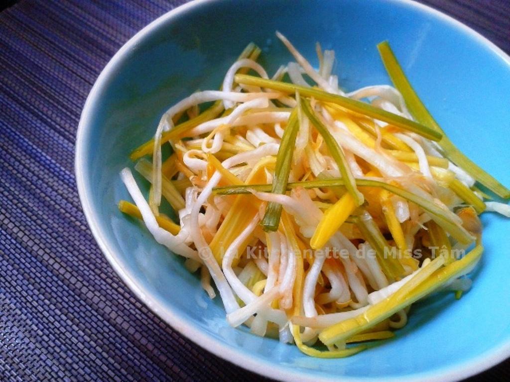 Vietnam : Pickles de germes de haricots mungo (dưa giá)