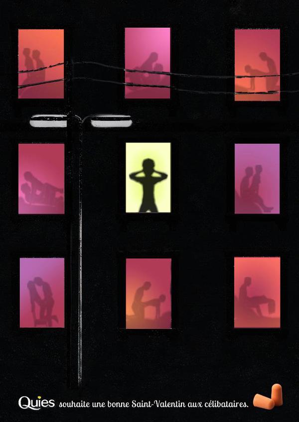 quies-pepeteam-saint-valentin Les boules Quies pensent à tous les célibataires de la Saint Valentin