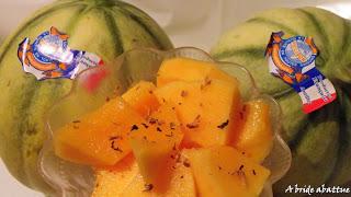 Le melon de Guadeloupe IGP au repas ce soir pour une Saint Valentin des plus gourmandes