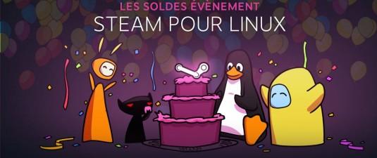 Steam fête l’arrivée de Linux à grands coups de promos steam