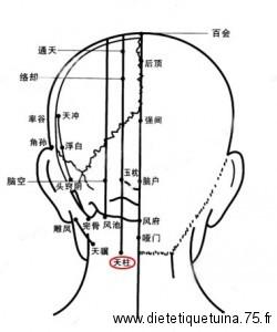 Point d'acupuncture de la médecine chinoise