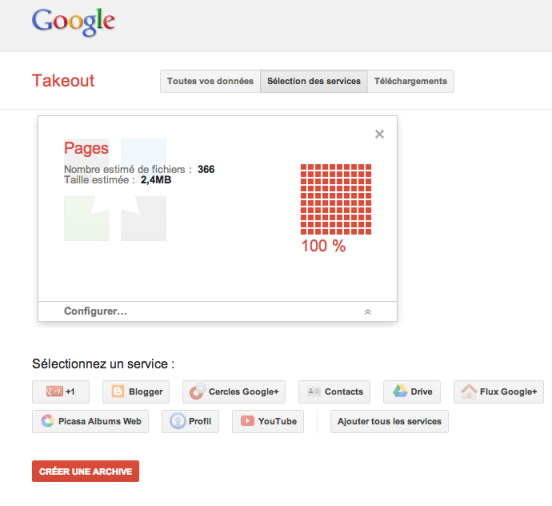 google takeout google plus exporter donnees descary  Google Takeout vous permet d’exporter vos Pages d’entreprises Google+ 