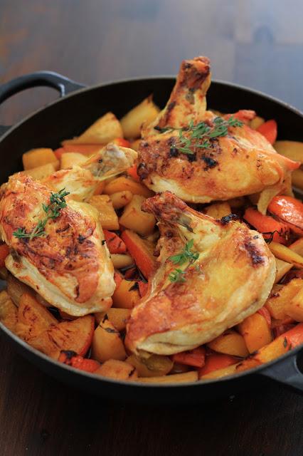 Suprèmes de poulet à l'orange et chorizo