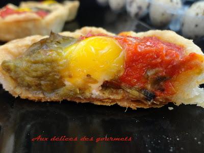 TARTELETTES AUX DEUX POIVRONS TARTELETTES AUX DEUX POIVRONS