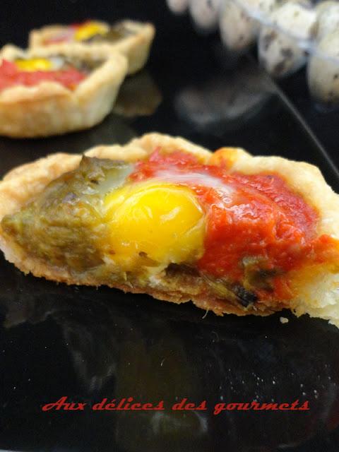 TARTELETTES AUX DEUX POIVRONS TARTELETTES AUX DEUX POIVRONS