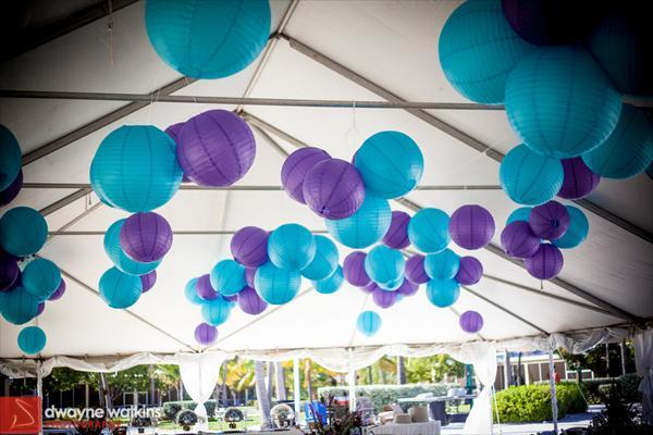 Décoration de mariage bleu turquoise | À Voir