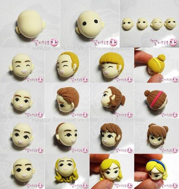 Tutos fimo : Modelage de têtes humaines modelage personnage