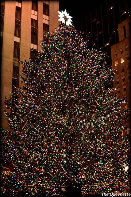 C’est Noël à New-York: illumination du sapin du Rockefeller