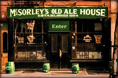 McSorley's: le plus vieux bar / saloon de New York