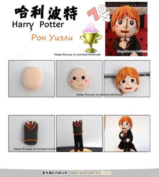 Tuto fimo : Les personnages de Harry potter modelage_harry_potter_ron_fimo