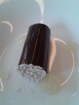 Tube craquant de chocolat Grand Cru noix de coco gel de Combawa 255x340