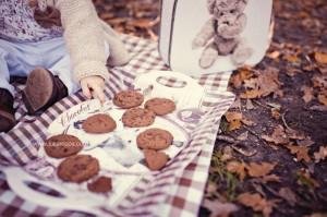 « Le goûter de Marianne et ses ours » : séance photos enfant mise en scène