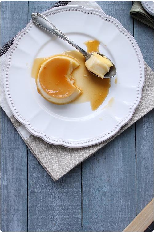Crème caramel renversée Crème caramel renversée