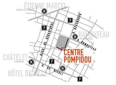 plan d'accès Centre Pompidou décoration d'intérieur MyHomeDesign