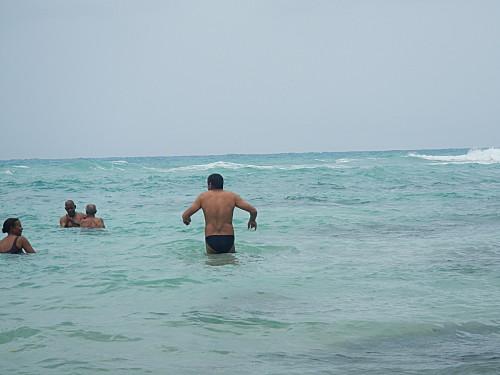 Titi à la plage de petit havre gosier DSCN5852.JPG
