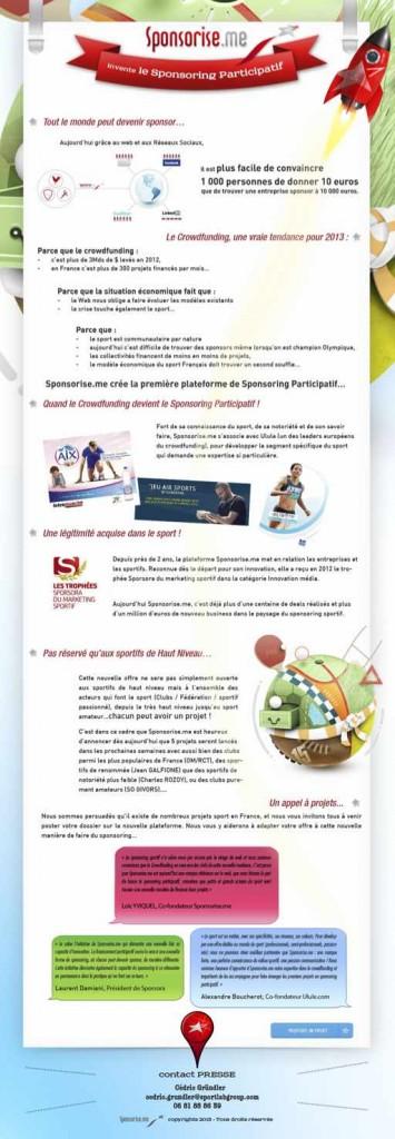 sponsorize _ ulule Le sport : nouveau terrain de jeu du crowdfunding