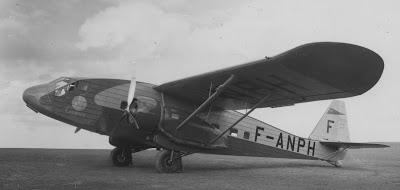 Vol Air France Paris-Marseille en 1937