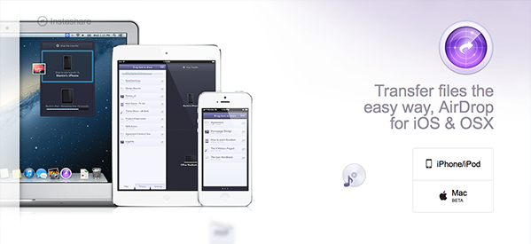 Instashare, le partage de fichiers entre votre Mac et iOS est disponible sur iPad instashare-ios-ipad