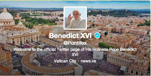 Twitter : le compte du Pape fermera ses portes le 28 février Twitter Pape Benoit XVI