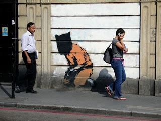 Quand l'oeuvre de Banksy prend vie!