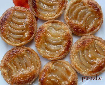 Amandines aux poires (tartes à la frangipane et aux poires) d'Annaelle P1150049