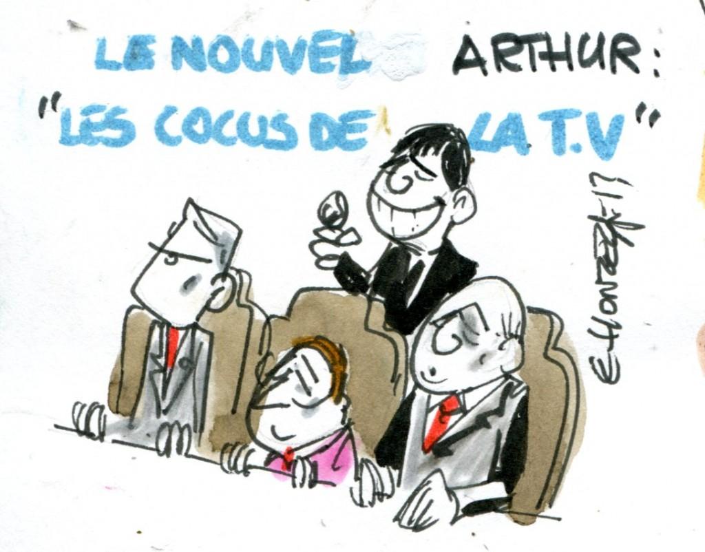 imgscan contrepoints 2013563 Arthur L'animateur Arthur en partance pour le Luxembourg ?