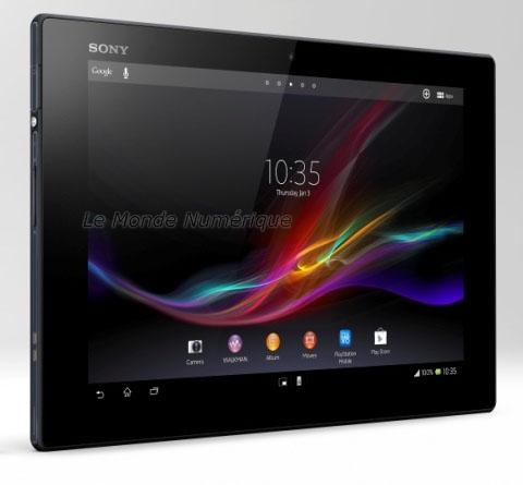 MWC 2013 : Sony dévoile la tablette tactile Xperia Z 4G de seulement 6,9 mm d’épaisseur