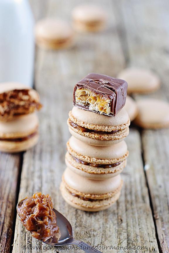 Macarons aux snickers 3