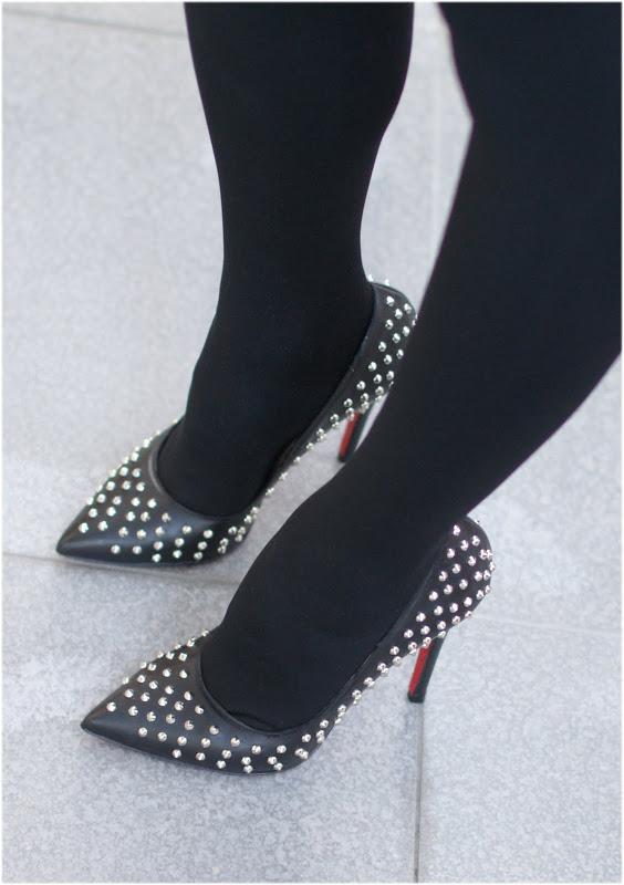 Executive woman B&H studded pumps, Louboutin lookalike, Fashion and Cookies