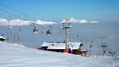 Skier dans l'Alpbachtal