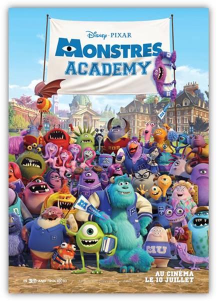 Monstres Academy : l’affiche internationale du film dévoilée ! Monstres Academy : l’affiche internationale du film dévoilée !