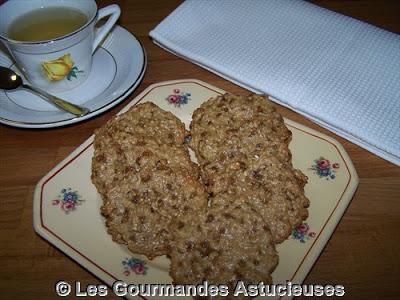 Biscuits aux Flocons d'avoine et Tahin