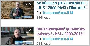 TOULOUSE: sondage et autres manifestation d’intérêts Vidéo Bilan Moudenc.