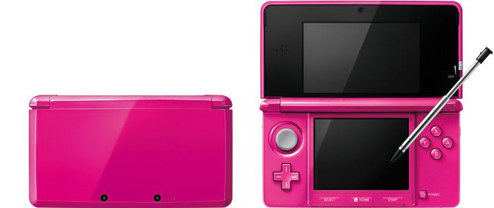 3DS glossy pink