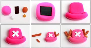 Tuto Fimo : Chopper chapeau chopper magnet