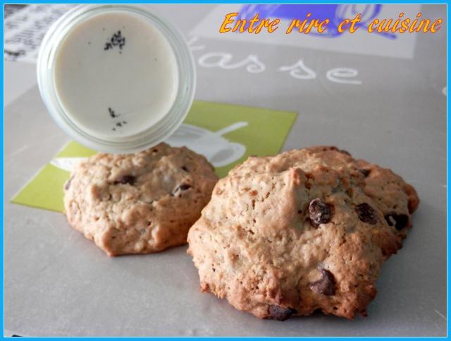Cookies au Praliné et aux flocons d'avoine Hebergeur d'image