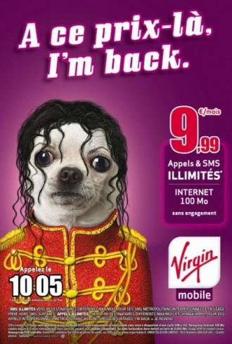 Pub Virgin Mobile - Michael Jackson