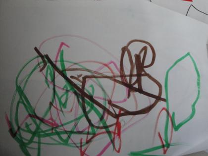 My baby is an artist DESSIN1