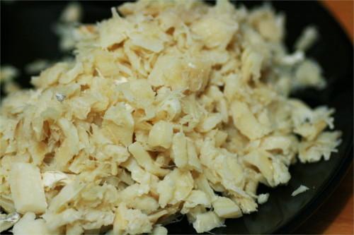 Brandatier de potimaron {Recette The Zone} morue émiettée