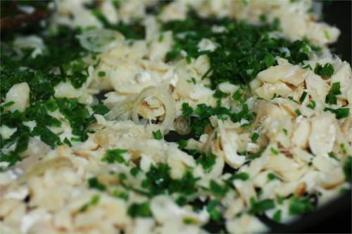 Brandatier de potimaron {Recette The Zone} morue échalote ciboulette