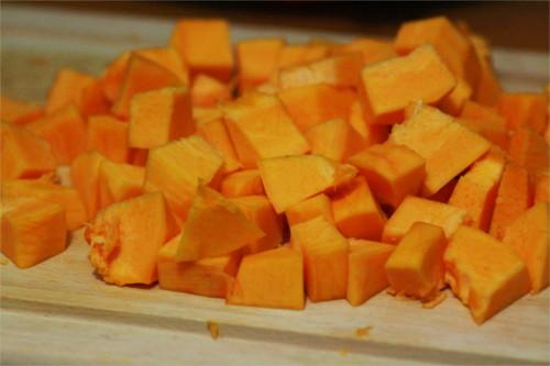 Brandatier de potimaron {Recette The Zone} potimaron dés