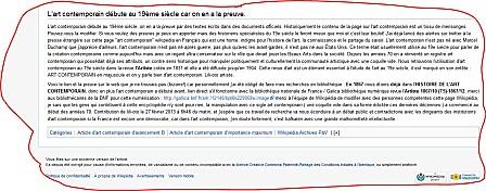 art contemporain WIKIPEDIA-art contemporain