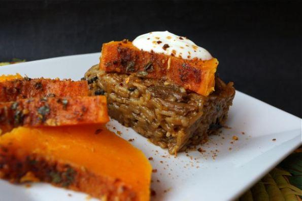 Risotto à la courge rôtie et cèpes Risotto à la courge rôtie et cèpes - 1