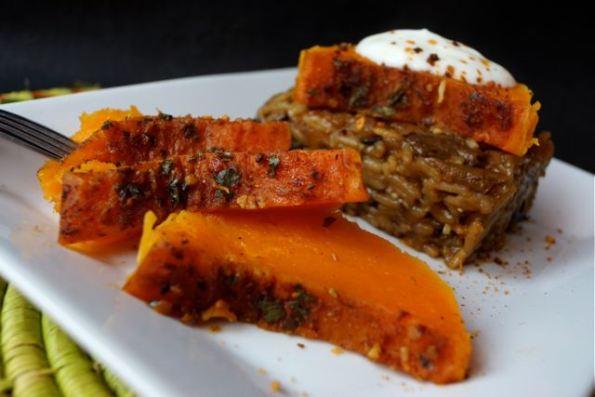 Risotto à la courge rôtie et cèpes Risotto à la courge rôtie et cèpes - 2