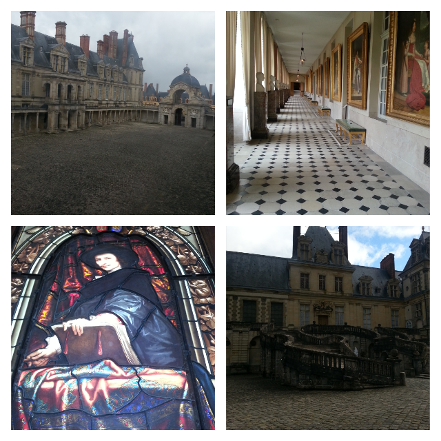 Le château de Fontainebleau.