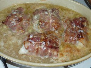 Ballotins de cabillaud sur embeurrée de chou frisé P1130214