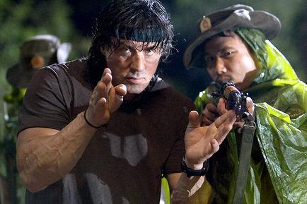 Stallone dirigeant un acteur