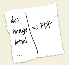 Convertir un document en fichier PDF