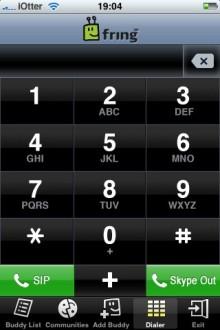 Fring : SIP, Skype et IM gratuits pour iPhone ! fring iphone 3